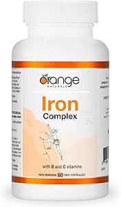 Orange Naturals      Iron Complex 20mg      60 v-caps