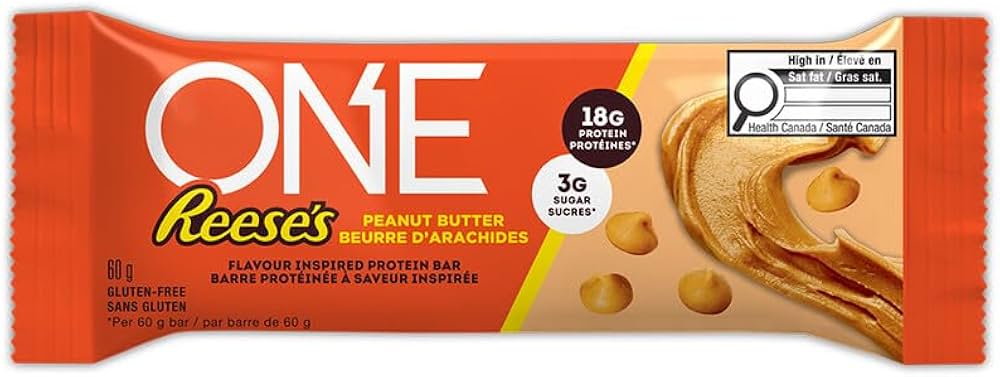 ONE Brands    ONE Protein Bar    Flavour: Reese's Peanut Butter 
Container Size: 60 g    Pack of 12