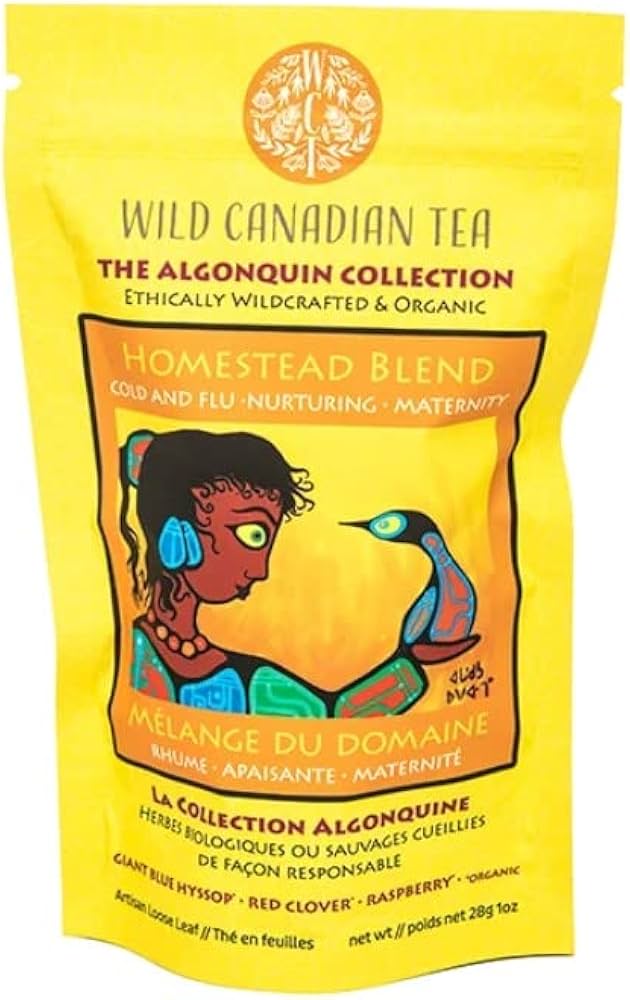 ALGONQUIN TEAS    Org Homestead Blend Tea 28g