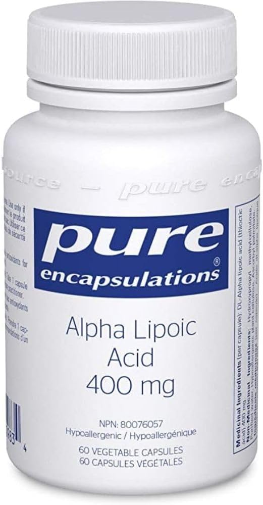 PURE ENCAPSULATIONS_Alpha Lipoic Acid 400 mg _60 caps 