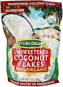 LET'S DO ORGANIC  COCONUT FLAKES 198G