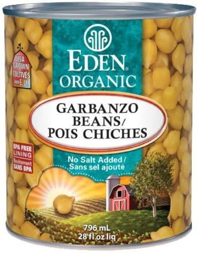 Eden Foods   Organic Whole Canned Beans   Garbanzo Beans796ML