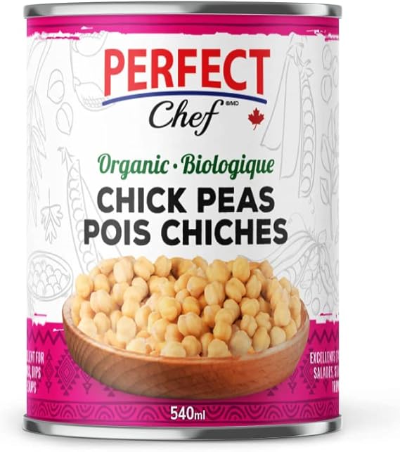 Perfect Chef   Organic Chick Peas 12 x 540ml