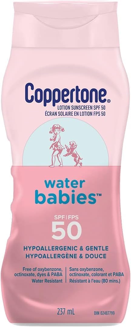 COPPERTONE WATER BABIES SUNSCREEN LOT SPF50 237ML LOTION