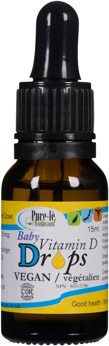 Pure-l?    Pure-l? Vegan Vitamin D Baby Drops    Container Size: 15 mL    Each
