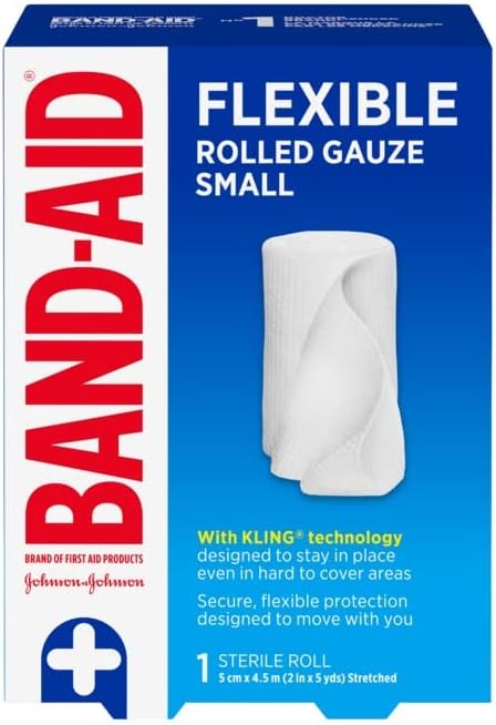 BAND-AID JJ GAUZE ROLL STRETCHED 2"X5YD
