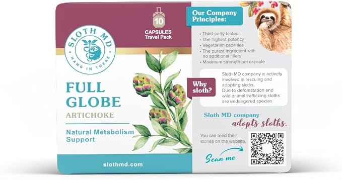 SLOTH MEDICAL (R)    Full Globe Artichoke,10-pack blister, 12pck/displa