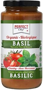 Perfect Chef   Organic Basil Pasta Sauce 6 x 740ml
