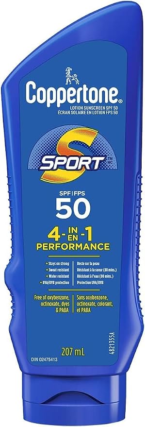 COPPERTONE SPORT SUNSCREEN LOT SPF50 207ML LOTION