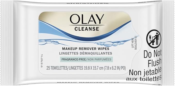OLAY MAKEUP REMOVER WET CLOTHS FRAGRANCE FREE 25