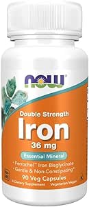 NOW    Iron Bisglycinate 36mg 90vcap