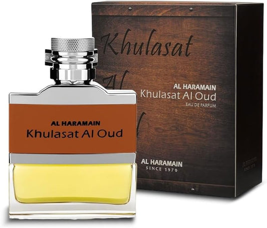 Al Haramain Khulasat Al Oud Eau De Parfum Spray (Unisex) By Al Haramain 3.4 oz Eau De Parfum Spray