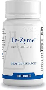 BIOTICS - FE-ZYME - 100 Tablets