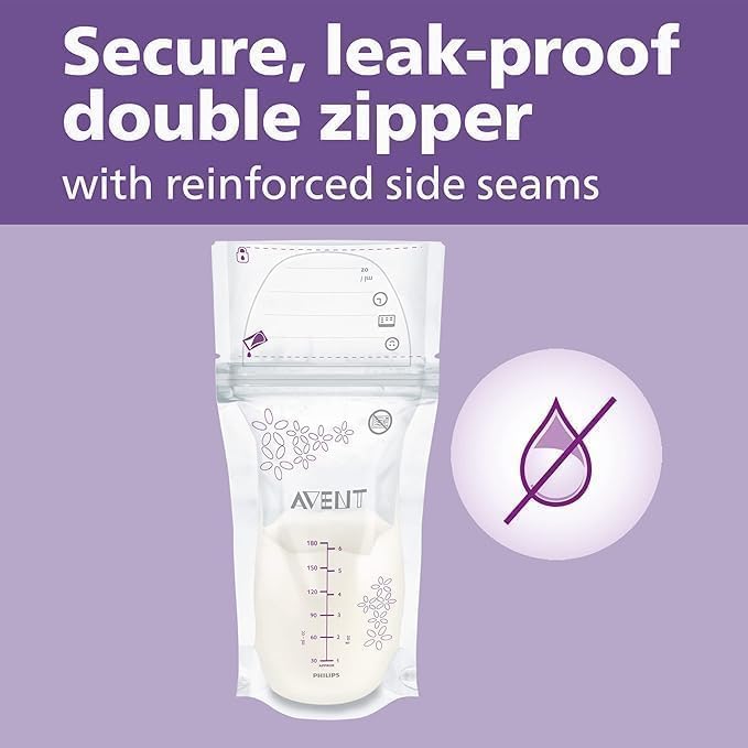 AVENT BREAST MILK STORAGE BAGS 50