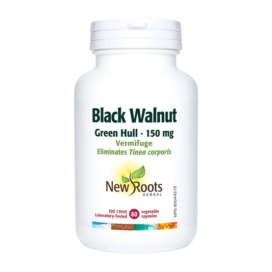 NEW ROOTS    Black Walnut Green Hull · 150 mg    60 capsules