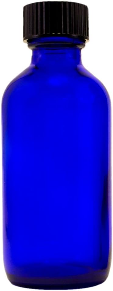 ACC - Bottle Boston Round Cobalt Blue 2 oz 6CT