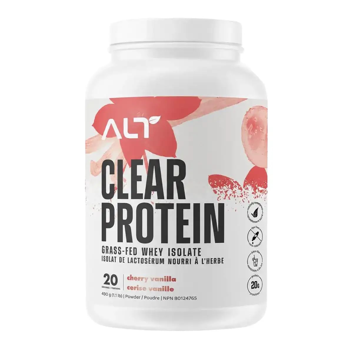 ALT Clear Whey Isolate | Cherry Vanilla | 20 Servings