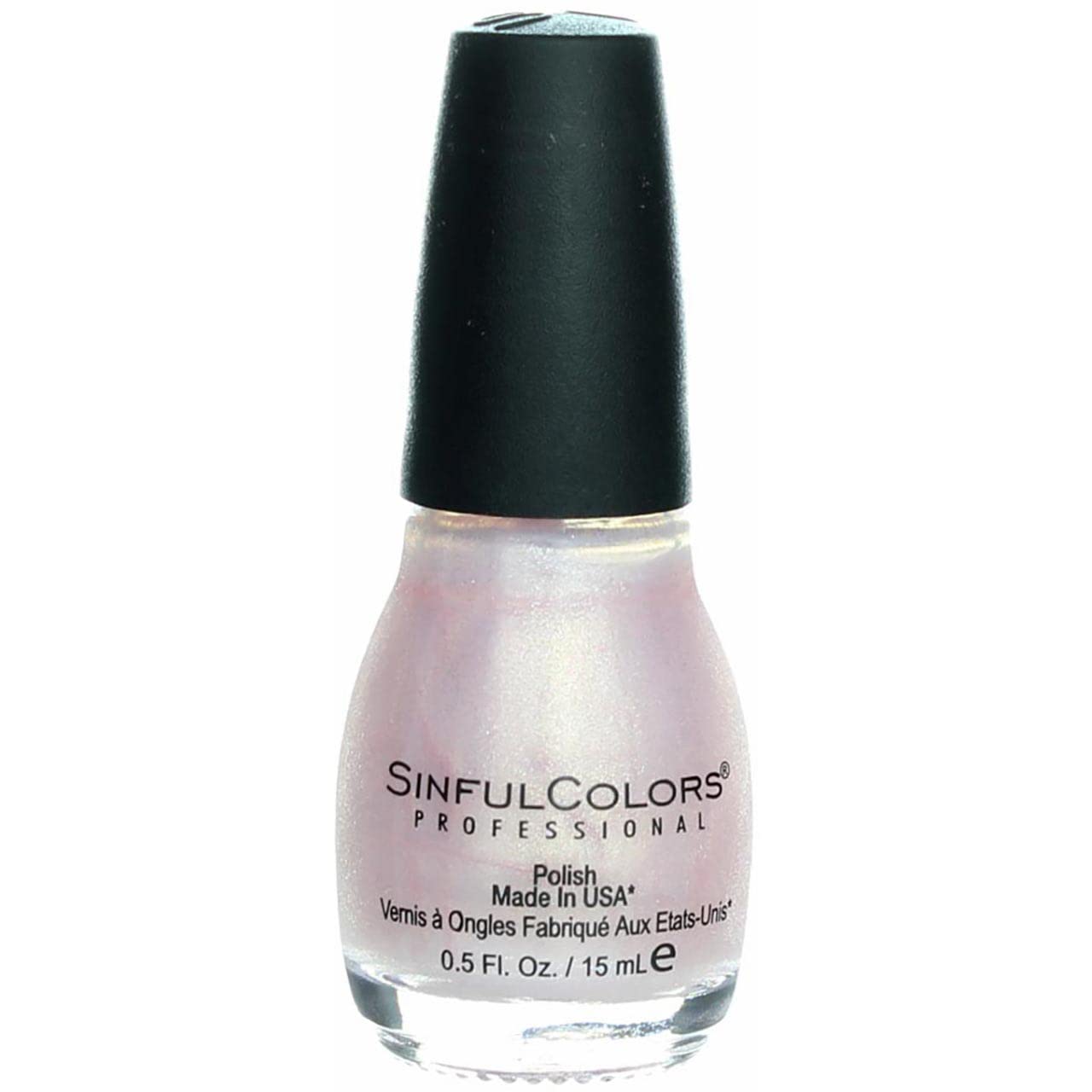 SINFUL COLORS N/POL SHIMMER GLASS PINK #376 pack of 3