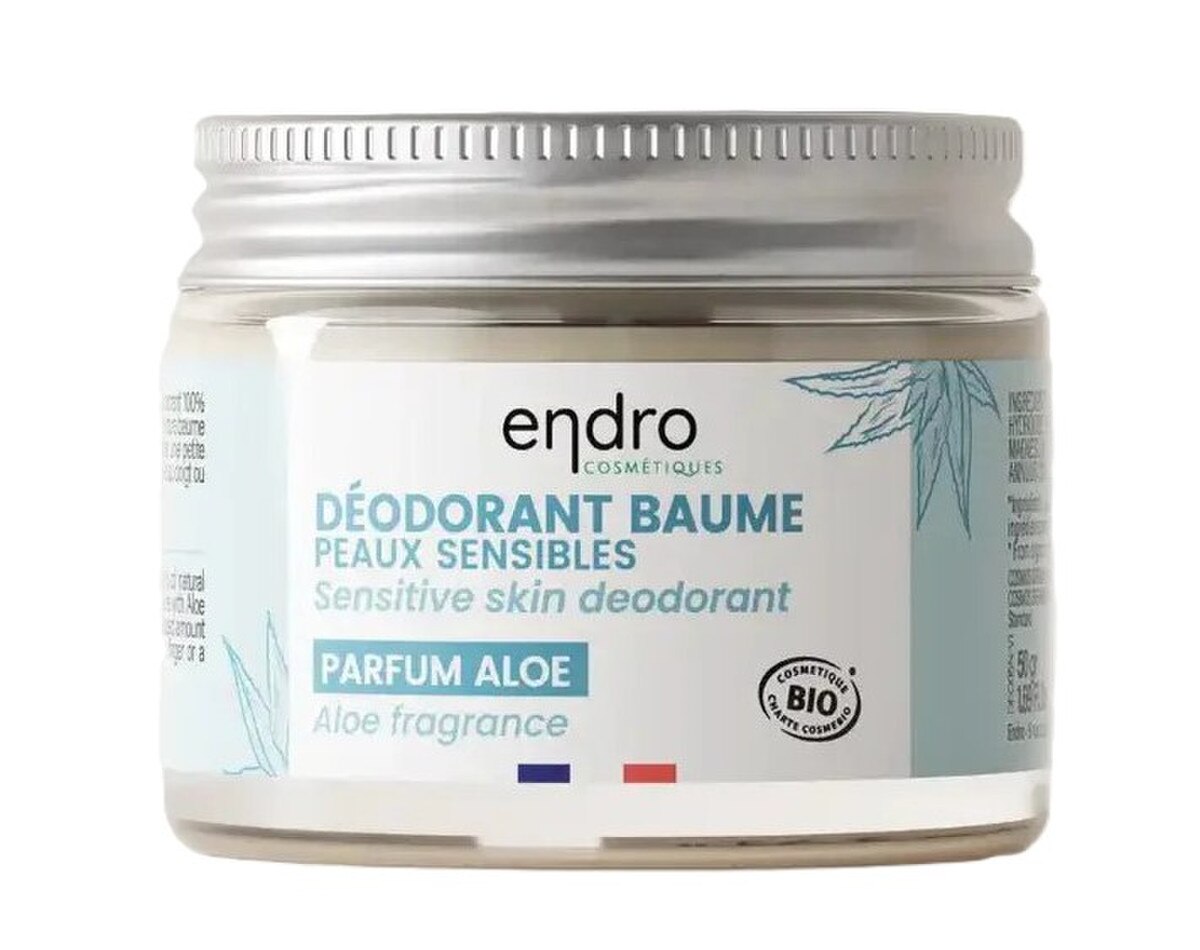 ENDRO cosmétiques - NEW BRAND!   Organic Balm DEODORANT Sensitive Skin Aloe Vera   50 ml