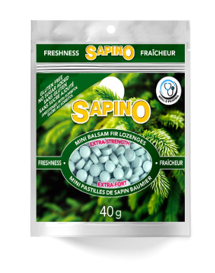 SAPINO  MINI BALSAM FIR LOZENGES  40g