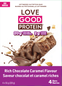 Love Good   Protein Bars   Chocolate Caramel Protein Bar4 X 55G