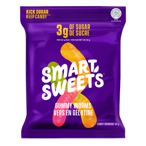 SmartSweets   Gummy Worms 12 x 50g
