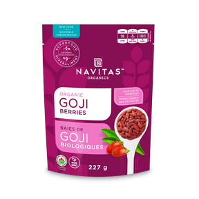NAVITAS ORGANICS -   Goji Berries, Sun-Dried, Organic    227g
