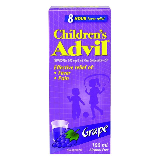 ADVIL CHILDRENS LIQ grape alcofree