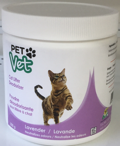 PetVet   Cat litter Deodorizer Lavender 500g