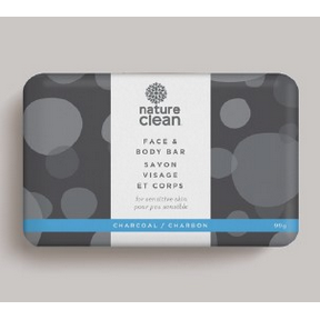 Nature Clean   Face & Body Bar Charcoal Detox 99g