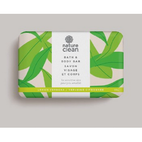 Nature Clean   Bath & Body Bar Lemon Verbena 99g