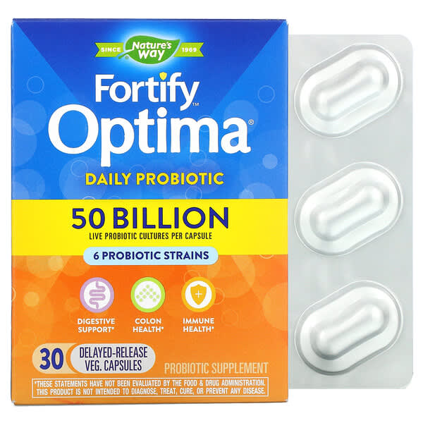 Nature's Way - Fortify® Optima Digestive 50 Billion - 30 Veg Caps