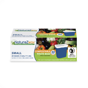 NatureZway   Waste Bags - Small 3 Gal 12 x 30ct