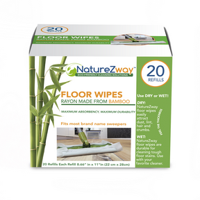 NatureZway   Floor Wipes  20ct