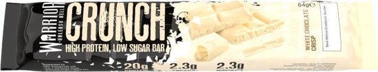 WARRIOR    CRUNCH BAR    WHITE CHOCOLATE CRISP    64g