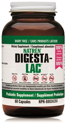 NATREN - RETAIL   Digesta-Lac N/Dairy, 60's