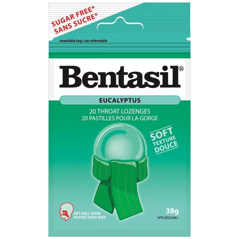 BENTASIL LOZ EUCALYPTUS 20 LOZENGE pack of 12