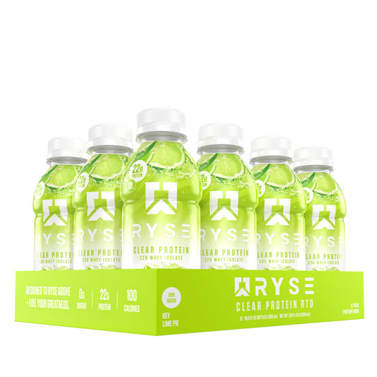 Ryse Clear Whey Protein RTD Key Lime Pie 500 mL - Case of 12