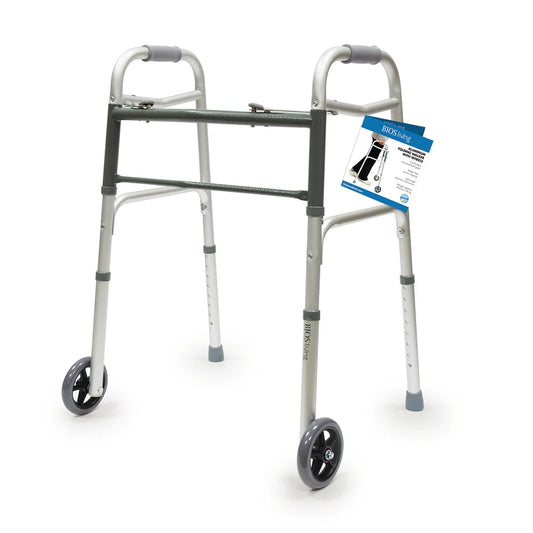 BIOS LIVING DELUXE FOLDING WALKER W/WHEELS
