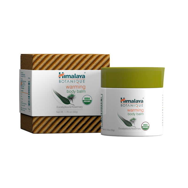 Himalaya Wellness    Himalaya Personal Care Warming Body Balm (English)    Container Size: 50 g    Each