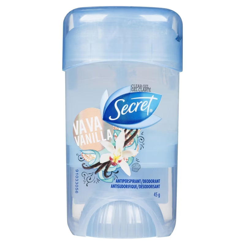 SECRET SCENT EXPR GEL CLEAR VAVA VANILLA 45G