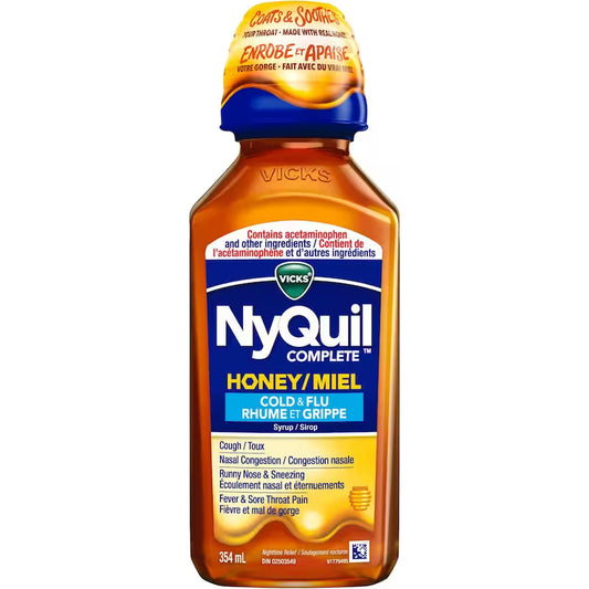 VICKS NYQUIL COMPL SYRP COLD&COUGH HONEY 354ML SYRUP