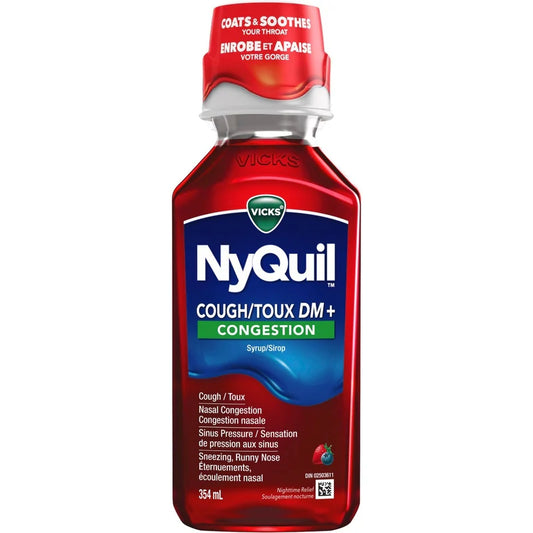 VICKS NYQUIL SYR COUGH+CONGESTION 354ML SYRUP
