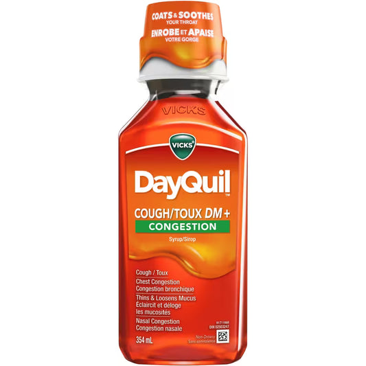 VICKS DAYQUIL SYR COUGH+CONGESTION 354ML SYRUP