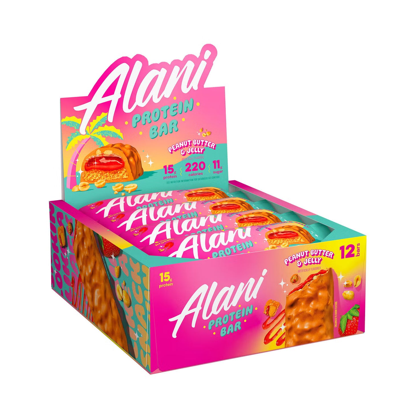 Alani Nu-Alani Protein Bar - Peanut Butter Jelly 52g x 12