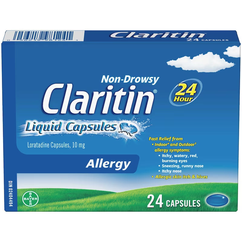 CLARITIN LIQUID CAPS 10MG 24 CAPSULE