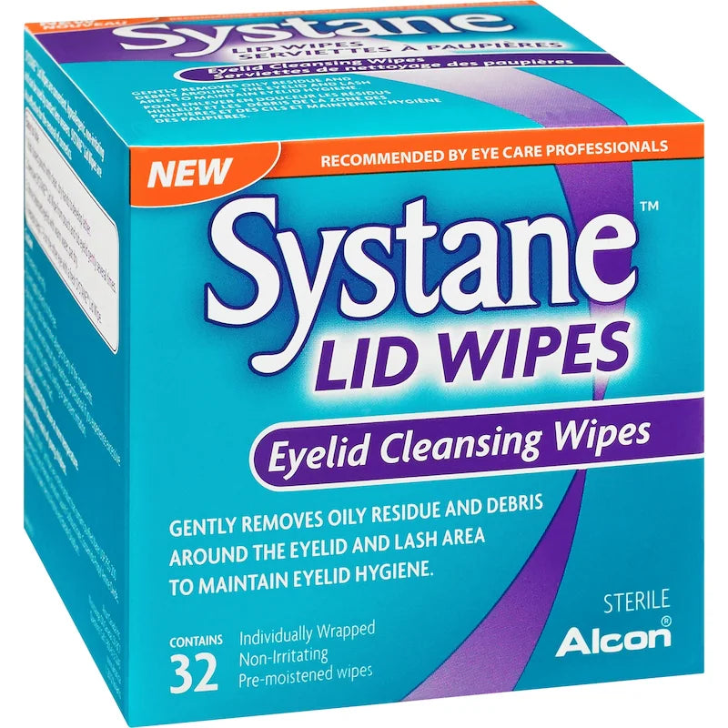 SYSTANE LID WIPES 32