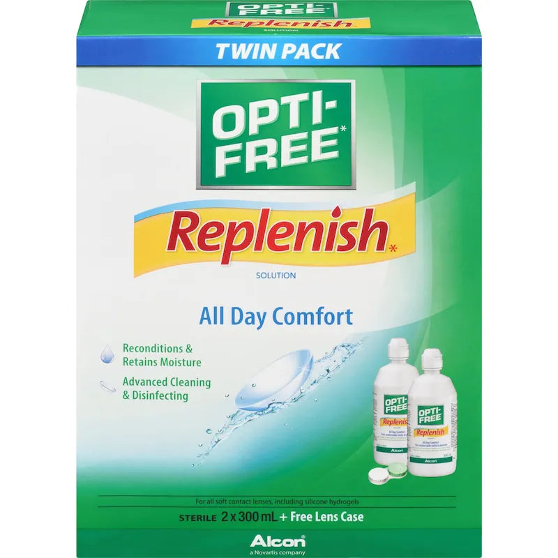 OPTI FREE SOL REPLENISH MPDS 2X300ML SOLUTION