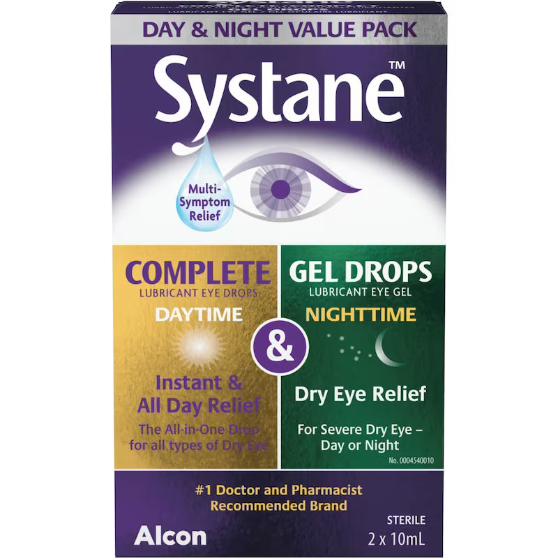SYSTANE DAY & NIGHT 2X10ML LIQUID