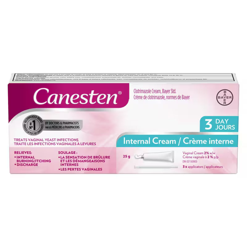 CANESTEN CR VAGINAL 3 DAYS 25G CREAM